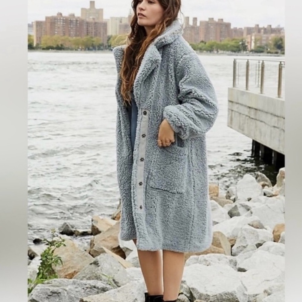 Free People Tessa Teddy Coat Size Medium